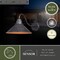 Vaxcel Outland 1 Light Dusk to Dawn Black Gold Farmhouse Barn Dome Outdoor Wall Lantern T0351 - alternate 2